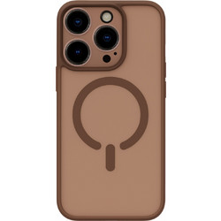 ObaStyle Semiclear Ματ Θήκη MagSafe για iPhone 14 Pro Max - Καφέ