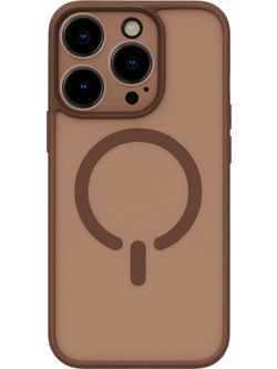 ObaStyle Semiclear Ματ Θήκη MagSafe για iPhone 14 Pro Max - Καφέ