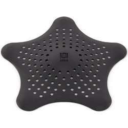 Umbra Τάπα Μπανιέρας Σιλικόνης Μαύρη Starfish 16,5x16,5x1,3