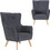Woodwell Μπερζέρα Γκρι Dalia Ε7132,3