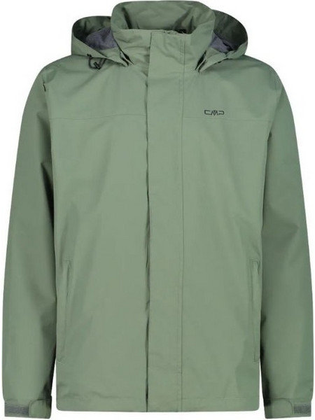 ΜΕΜΒΡΑΝΗ CMP Men's Buttons Hood Jacket Salvia (Αδιάβροχο)