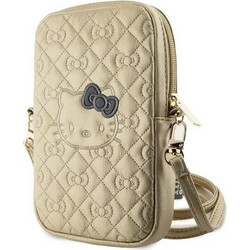 Hello Kitty Quilted Bows Strap bag - gold - (Hel000110-0)