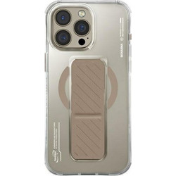 Skinarma case Axon iPhone 16 Pro Max 6.9'' Magnetic Charging + Grip Stand champagne - (SK-2024IPP69-AXON-GLD)
