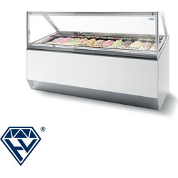 Isa MILLENNIUM 155 ST Βιτρίνα παγωτού 16 γεύσεων