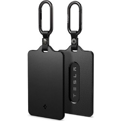 Θήκη Κλειδιού Αυτοκινήτου Tesla Spigen TO243 Card Holder Σκληρή με Μπρελόκ 2 Τεμάχια - Black (ACP07175)