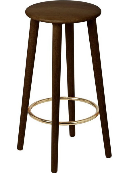 Σκαμπό Μπάρ Socialite 5880 44x67.5cm Dark Oak Brown Umage