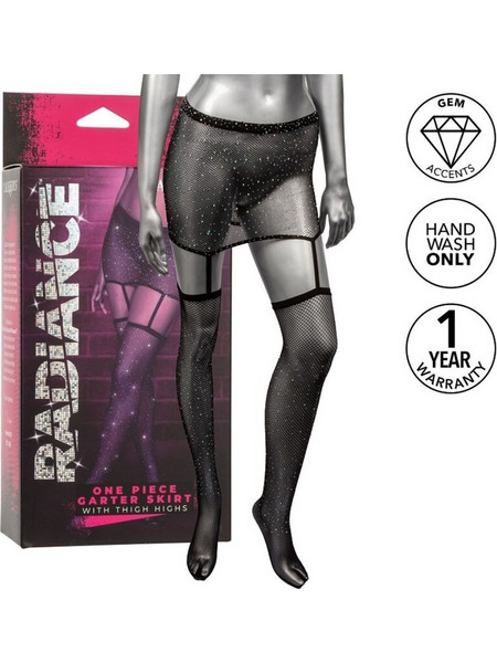CALEXOTICS - RADIANCE GARTER SKIRT THIGH HIGHS