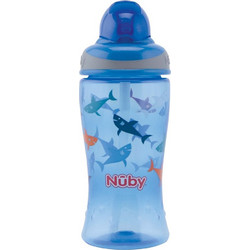 Nuby Flip-it Ποτήρι Εκμάθησης Μπλε 360ml