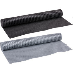 Χαλάκι Αντιολισθητικό Γκρι/Μαύρο 45x125cm PVC BLACK+DECKER 2Τμχ