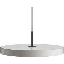 Φωτιστικό Οροφής Asteria Medium Black 2420C4173 Φ43x4cm Led 1300lm 16W 3000k Nuance Mist Umage