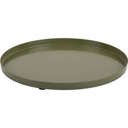 Δίσκος Στρογγυλός PT4239GR Φ25x1,5cm Army Green Present Time Μέταλλο