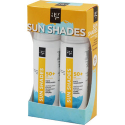 AG Pharm Sun Shades Sunscreen Αντηλιακή Κρέμα Προσώπου SPF50 2x50ml