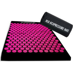 Rea Acupressure Στρώμα πιέσεων 72x43cm - Μαύρο/Ροζ