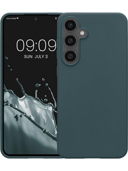 Θήκη Samsung Galaxy S24 FE KWmobile TPU Silicone Case Σιλικόνης - Dark Slate (KWM000021WC005C)