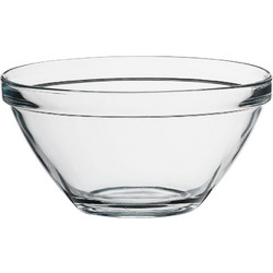 Γυάλινο μπωλ φ20xY10cm Tempered στοιβαζόμενο Pompei BORMIOLI ROCCO - Σετ 12 c500548