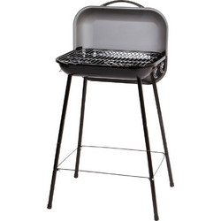 Somagic Holiday Grill Μεταλλική Ψησταριά Κάρβουνου με Καπάκι Επιφάνειας 45x34cm