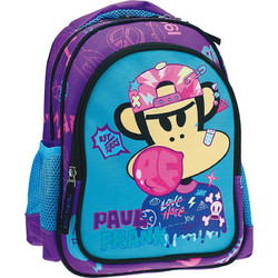 Back Me UP Paul Frank Bubble Σχολική Τσάντα Πλάτης Νηπιαγωγείου Μπλε Μωβ 346-80054