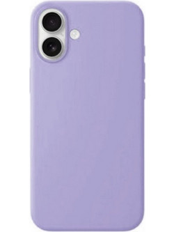 Θήκη Rubber Ενισχυμένης Σιλικόνης για iPhone 16 Plus Λιλά