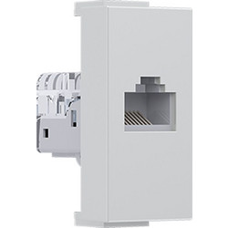 MODYS ΠΡΙΖΑ ΔΙΚΤΥΟΥ ΙΒΟΥΑΡ 1 ΣΤ. RJ45 CAT.5E ΧΩΡΙΣ ΘΩΡΑΚΙΣΗ IP20 ACA - 10101312229