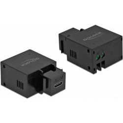 Keystone Module USB Type-C Charging Port 2.1A - Μαύρο 87793
