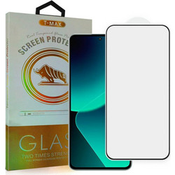 Tmax Premium 3D Tempered Glass Full Glue Fluid Dispensing Αντιχαρακτικό Γυαλί Οθόνης Xiaomi 13T Black