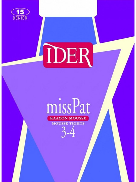 IDER ΜISS PAT 3-4 ΚΑΛΣΟΝ 15DEN MOUSSE ΤΡΟΠΙΚΑΛ