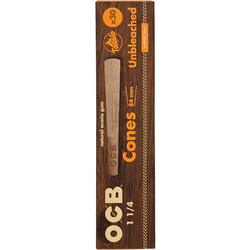 OCB Cone Κώνος Ακατέργαστο Slim Unbleached x30 - 1 1/4