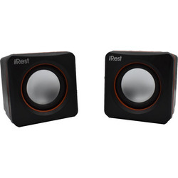 iRest RT-02A Ηχεία Υπολογιστή 2.0 5W Black