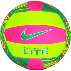 NIKE All Court Lite Volleyball Deflated N.100.9071-643 Pink Volt Green