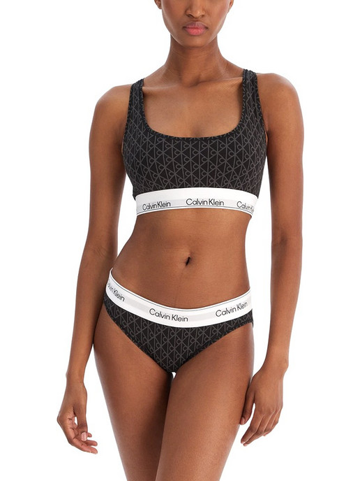 Calvin Klein Μπουστάκι χωρίς Μπανέλα Ανθρακί LV00QF8493-2RG