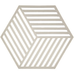 Zone Denmark Σουπλά Για Ζεστά Σκεύη Σιλικόνης 16x14 - Hexagon Warm Grey