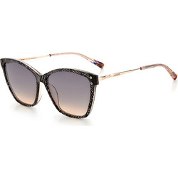 Missoni MIS0003/S KDX/FF Γυναικεία Γυαλιά Ηλίου Cat Eye Κοκάλινα Μαύρα με Ροζ Degradee Φακό