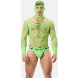 Barcode Berlin Fishnet Body Como Neongreen