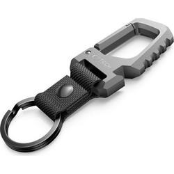 Tech-Protect Μπρελόκ Ανοιχτήρι Slidelock Carabiner Keychain - Gunmetal
