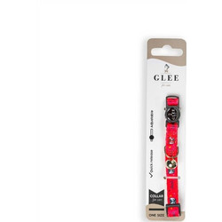 GLEE Περιλαίμιο Γάτας με Κουδουνάκι Κόκκινο Meow 20-30cm 10mm