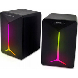 Esperanza Frevo EGS105 Ηχεία Υπολογιστή 2.0 2.5W με RGB Φωτισμό Black