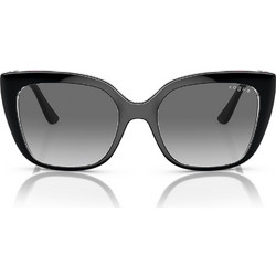 Vogue VO5337S 2839/11 Γυναικεία Γυαλιά Ηλίου Πεταλούδα Κοκάλινα Μαύρα με Μαύρο Degradee Φακό