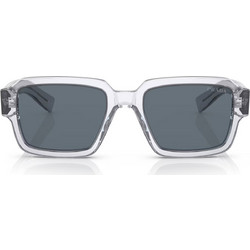 Prada PR 02ZS U430A9 Ανδρικά Γυαλιά Ηλίου Τετράγωνα Κοκάλινα Γκρι με Μαύρο Polarized Φακό