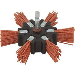Wolfcraft Nylon Rotary Flap Wheel, aggressive 100x20mm