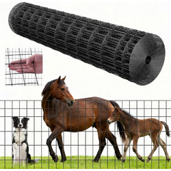 Φράχτης Γεωργίας VEVOR, 122cm x 15,2m, Περίφραξη από γαλβανισμένο ατσάλινο σύρμα 14 Gauge, 2 x 4 ίντσες, για βοοειδή, χοίρους και πρόβατα, Φράχτης Κτηνοτροφίας Βαριάς Χρήσης με Επίστρωση Βινυλίου για