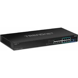 Trendnet TPE-BG182G Unmanaged L2 Switch με 16 Θύρες Ethernet 1000Mbps και 2 SFP θύρες
