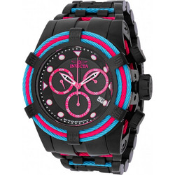 Invicta Bolt South Beach Ανδρικό Ρολόι Χρονογράφος με Μαύρο 48605
