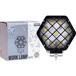 ΠΡΟΒΟΛΕΑΣ ΕΡΓΑΣΙΑΣ 12-30V 27W 9X1WSMD LED max1600lm ΕΞΑΓΩΝΟΣ 138x124x65mm SPOT ECONO M-TECH - 1 Τεμ