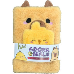 CAPYBARA - Duke - Premium Fluffy Notebook + 1 Mini