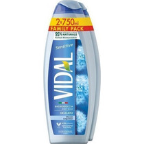 Vidal Talc Αφρόλουτρο Gel 2x750ml
