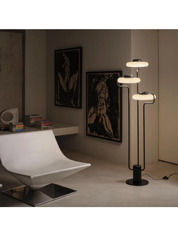 KDLN Tratto Black | Design Φωτιστικό Δαπέδου για Σαλόνι & Lounge (K513444N27)