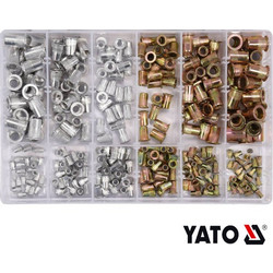 Yato YT-36480 Σετ πριτσινια σπειρώματος M3-M10 300τεμ