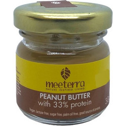 Meeterra Φυστικοβούτυρο με Πρωτεΐνη 33% 30g