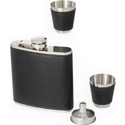 ANGELO - Σετ φλασκί 6oz Με Ποτήρια (490124)