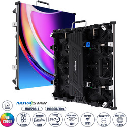NEOWALL 41000 Οθόνη Video Wall P3.91 Καμπίνα 50x50cm LED 180W 3840Hz 16384 Dots 1900cd/m Nits AC 220-240V Εσωτερικού Χώρου IP31 Full Color S1/16 14Bits - Κάρτα NovaStar MRV208-1 - Προστατευτικά Γωνιών
